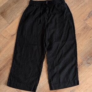 J crew Tall Cropped Linen Pants